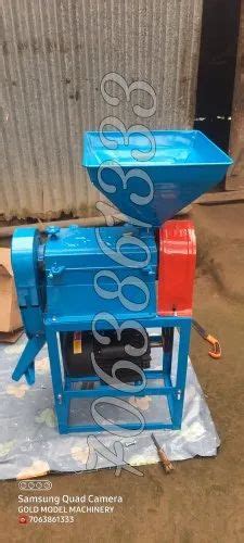 Semi Automatic N Mini Rice Mill Machine Single Hp Capacity