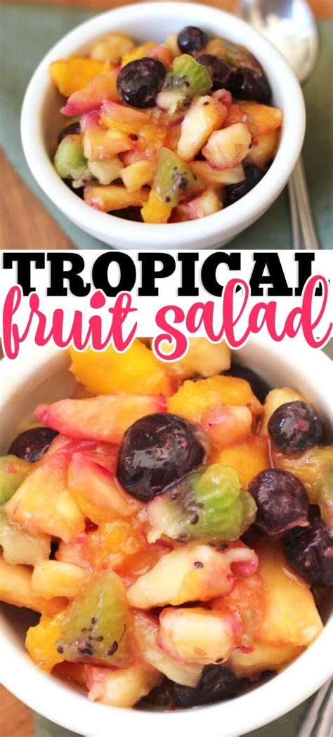 Tropical Fruit Salad Recipe Easy Mama Loves Food