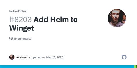 Add Helm to Winget · Issue #8203 · helm/helm · GitHub