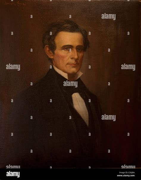 portrait  jefferson davis stock photo alamy