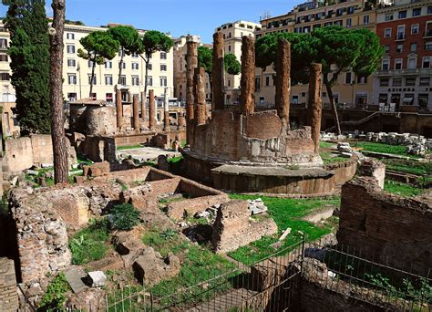 Excavations On Largo Torre Argentina Rome Rome Campus Martius Area