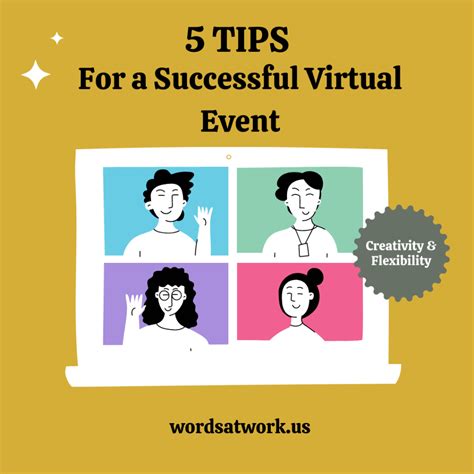 Tips For A Successful Virtual Event Words Work