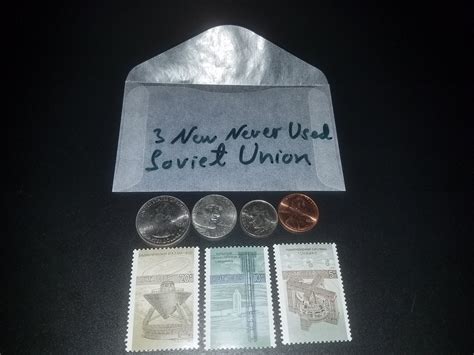 Miami Stamp and Coin Collectors | Soviet Union 3 New Never Used Rare