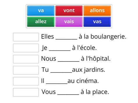 Le Verbe Aller Pratique Match Up