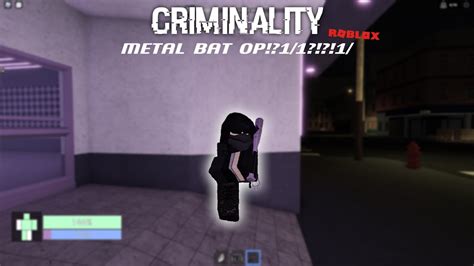 The METAL BAT META Criminality ROBLOX YouTube