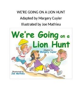 We're Going On A Lion Hunt by Tami's Treats | Teachers Pay Teachers