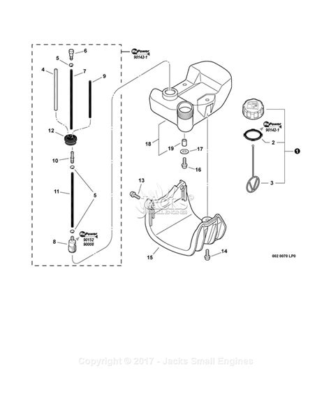 Echo SRM 230 S N S65611069328 S65611999999 Parts Diagram For Fuel System