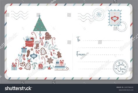 2023 New Year Christmas Letter Santa Stock Vector (Royalty Free) 2207706191 | Shutterstock