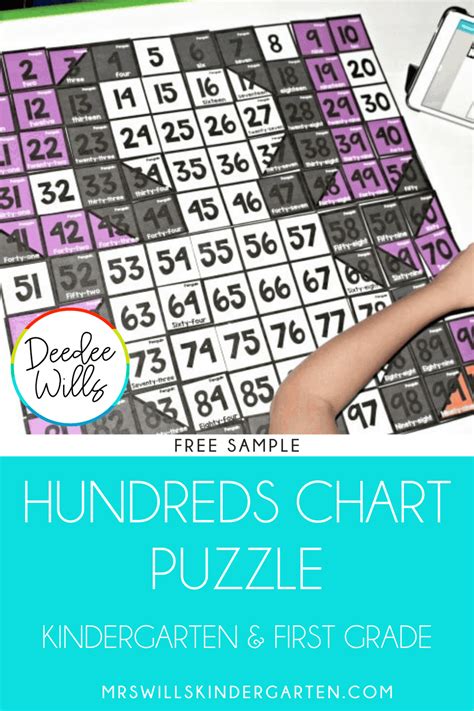 Hundreds Chart Puzzles for the Whole Year and a FREE SAMPLE!