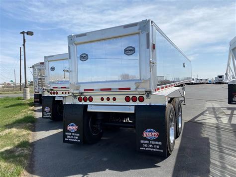 Mac Ft Frameless End Dump Trailer Tandem Axle Aluminum Air