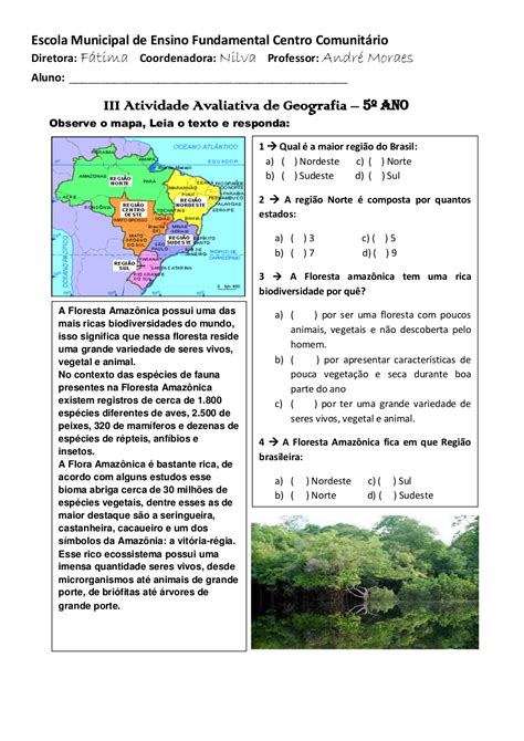 Texto De Geografia 5 Ano BRAINCP