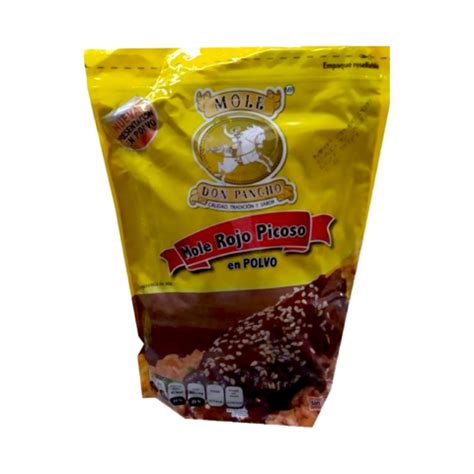 Mole Picoso En Polvo Don Pancho Pouch 1 KG El Sol Frijolero