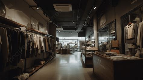 Fondo Un Armario Vacío En Un Centro Comercial Fondo Tienda De Ropa