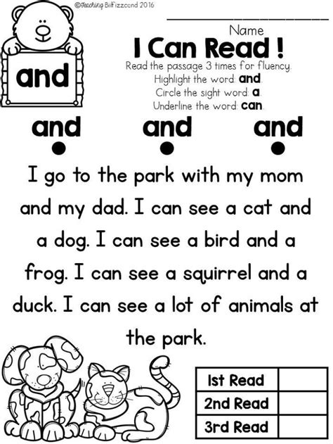 Easy Sight Word Stories To Encourage Thinking Skills Ready To Print And 49f Reading