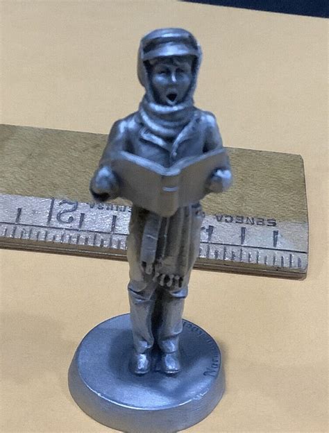 Dave Crossman Norman Rockwell Pewter Caroler Figurine 1980 - Etsy