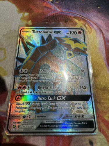 Turtonator Gx Sv Sv Ultra Rare Shiny Vault Pokemon Tcg Nm Ebay