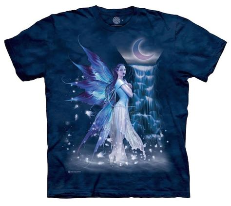 Fairy Moonlight Waterfall Moon Wings Beautiful Mythic… Gem