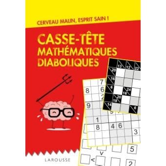 Casse tête mathématiques diaboliques Poche Collectif Achat Livre