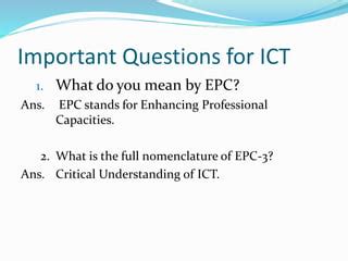 EPC 3 PPT