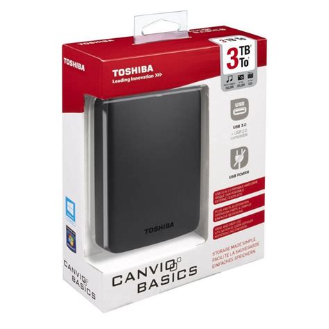 Toshiba Canvio Basics 2 5 3TB USB 3 0