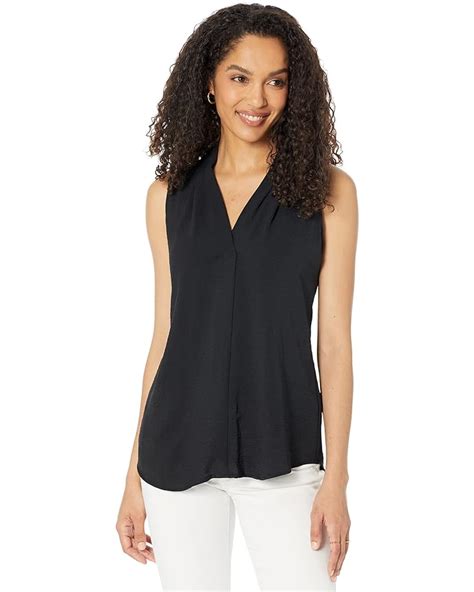 Calvin Klein Sleeveless Inverted Peasant Blouse 6pm