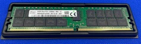 SK Hynix 64GB 1x64GB 288 Pin R DIMM 3200MHz DDR4L Ram Module