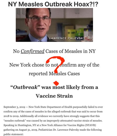 Are The Measles Outbreaks In New York A Hoax Vaxopedia