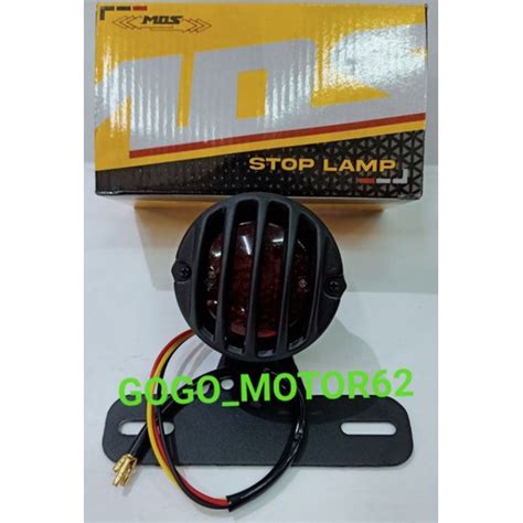 Jual Lampu Stop Stoplamp Belakang Cb Jeep Style Besar Bulat Grill