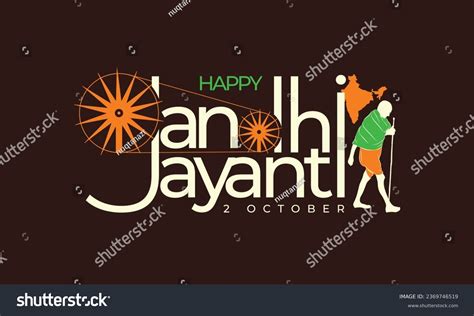 11 Gandhi Jayanti Typo Images, Stock Photos, 3D objects, & Vectors ...