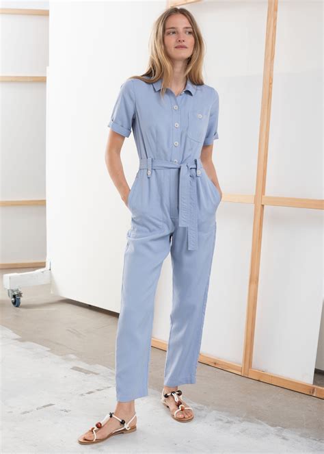 And Other Stories Belted Lyocell Jumpsuit