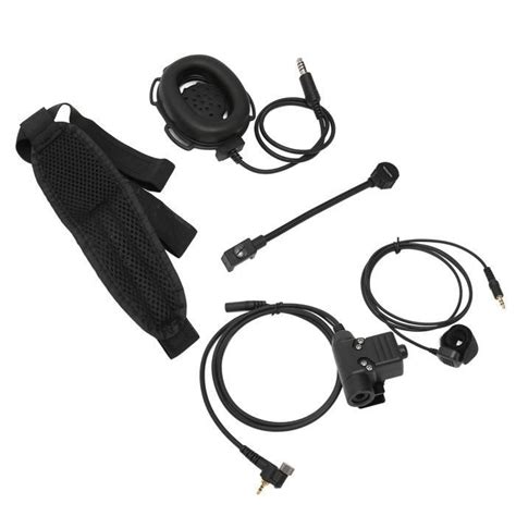 Cikonielf Casque De Talkie Walkie Casques Microphones Casque U