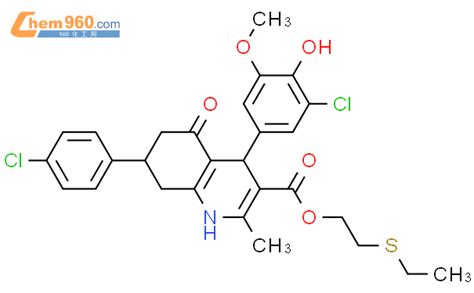 5716 56 3 2 Ethylsulfanyl Ethyl 4 3 Chloro 4 Hydroxy 5 Methoxyphenyl