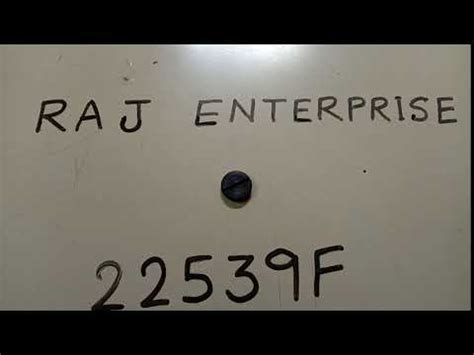 RAJ ENTERPRISE 22539 F CAP YouTube