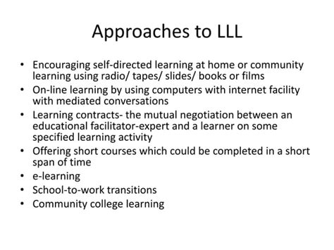 Lifelong Learning Ppt Ppt