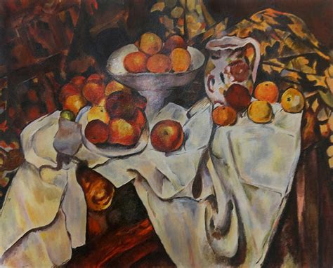 Copy Painting Of Paul Cezannes Apples And Oranges On Behance