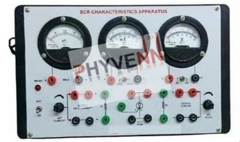 Analog SCR Characteristics Apparatus With Regulated Power Supply For