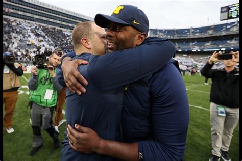 Top 25 Roundup No 3 Michigan Prevails Without Jim Harbaugh