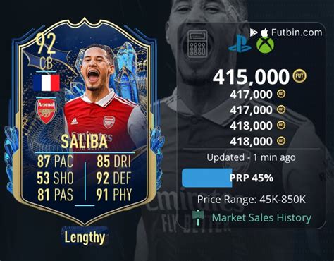 FIFA 23 News On Twitter Saliba Is Seriously Top Tier And One Of