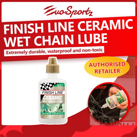 Finish Line Ceramic Wet Chain Lube EvoSportz Singapore