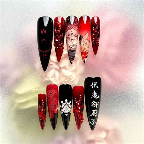 Sukuna Fire And Fury Froni Nail