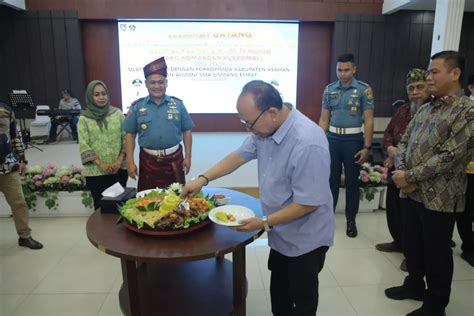 Wakil Komandan Puspomal Bersilaturahmi Dengan Forkopimda Kabupaten