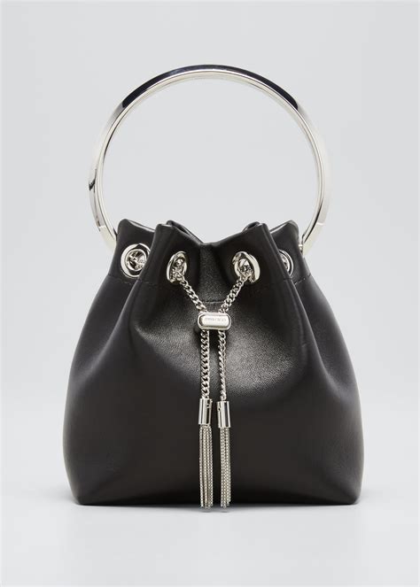 Jimmy Choo Bon Bon Napa Drawstring Bucket Bag Bergdorf Goodman