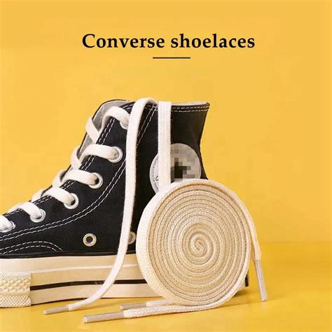 1pair Shoelaces Classic Retro Double Weave Shoelace Canvas Cotton Flat