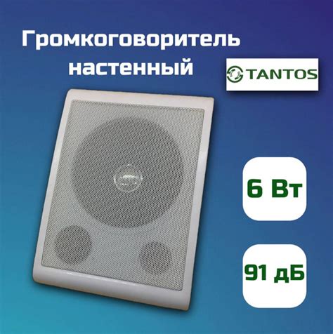 Трансляционный громкоговоритель Tantos TSo-SW6a, белый - купить по ...