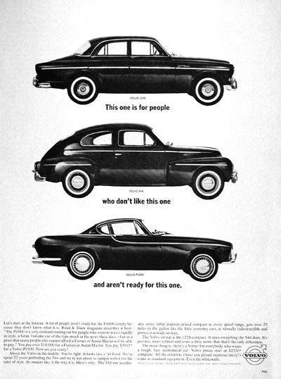 Volvo P1800 1961 Volvo Ad Volvo Vintage Trucks