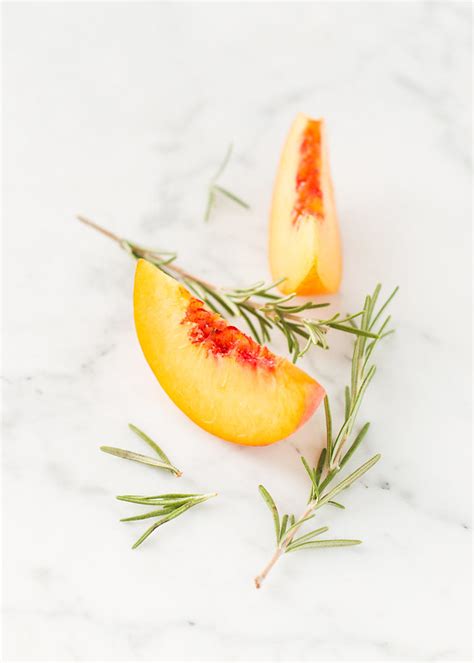 Grilled Peach And Rosemary Prosecco Will Cook For Friends