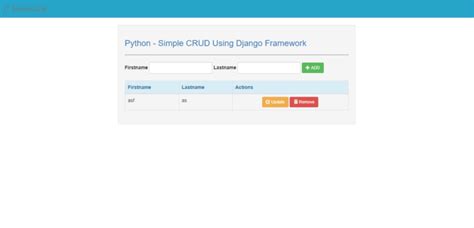 Django Crud App With Source Code Itsourcecode