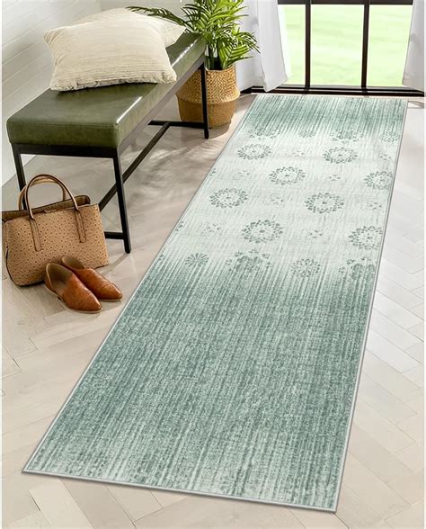 Amazon Lahome Ombre Carpet Runners For Hallway Ft Washable