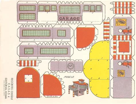 Muebles Armables De Papel Para Maquetas De Papel Imagui