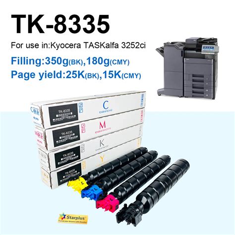 Starplus Toner Cartridge Tk 8335 Tk8345 8555 Tk8375 Tk8515 Compatible